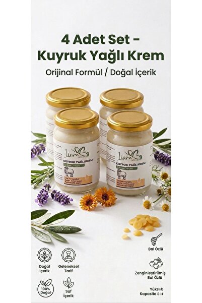 kuyruk yağlı krem zeytin yağlı krem at kestaneli krem kuyruk yağı kremi 105ml dörtlü set 4lü set kuyruk yağı kremi