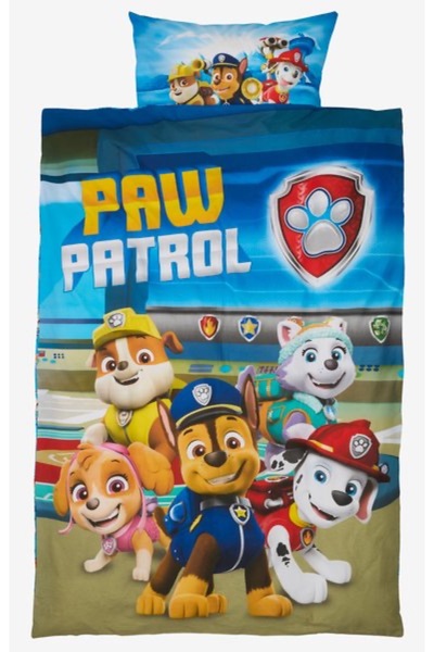 RootRise Duvet Cover Set Paw Patrol 155X220 Blue