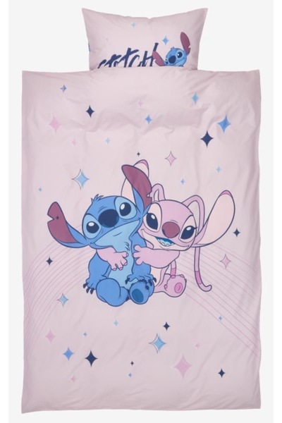 RootRise Duvet Cover Set Stitch 155X220 Rose Color