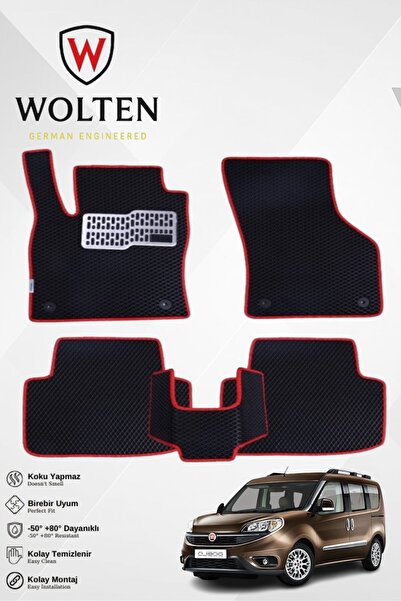 w wolten german engineered DOBLO-FİAT-(2010-2022) İÇİN EVA İÇ PASPAS TAKIMI (...