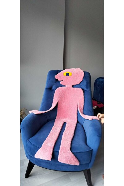 COLOSSEO El Yapımı Tafring Halı prismo Figürü Pembe Dekoratif Rug 50x130 cm |...
