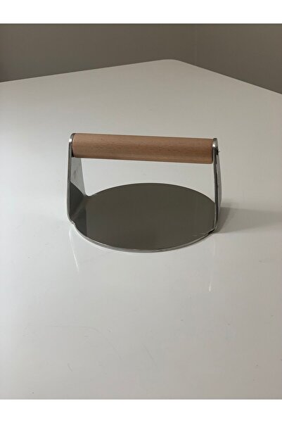 Ayz Horeca Yuvarlak Smash Burger Presi , 16 cm , 3 mm , Paslanmaz Çelik Burge...