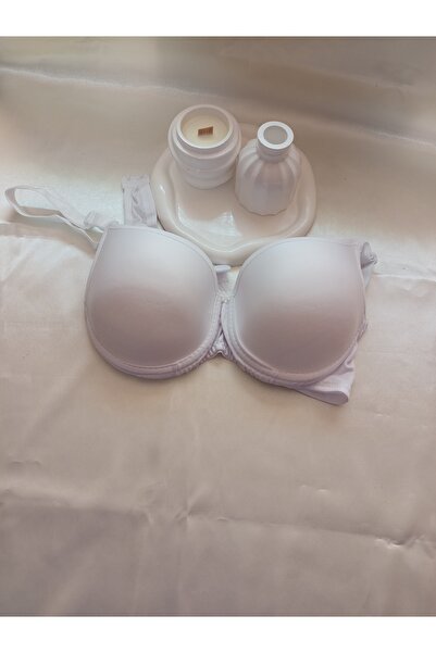 CSAYMODA White Color Bra with Padded Cups Single-Toned