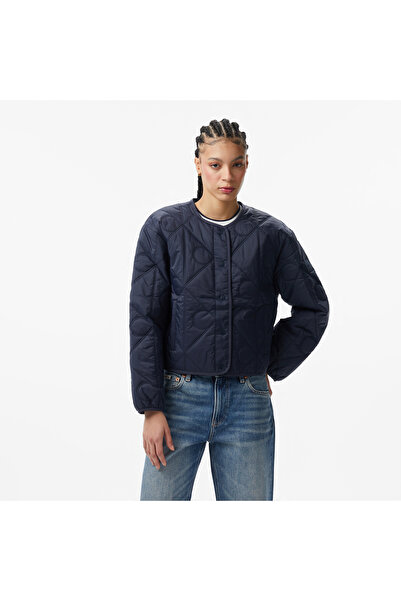 Calvin Klein Lighweight Quilted Liner Kadın Mavi Ceket