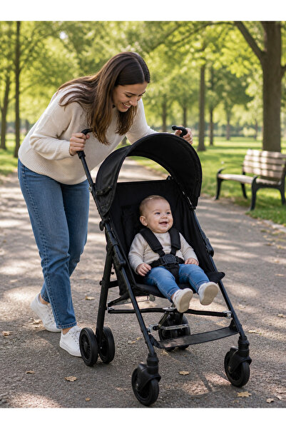 CHUBBY BABY Ergonomik Baston Puset, Bebek Arabası Hafif Şık ve Kompakt Tasarım