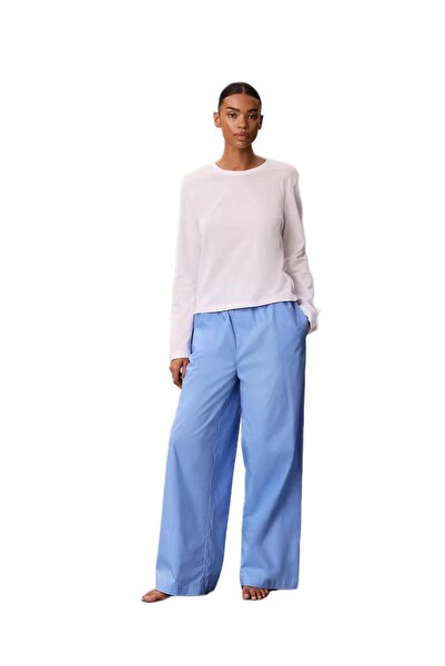 Calvin Klein Kadın Uzun Kollu Pantolonlu Pijama Takımı LV00QS7638