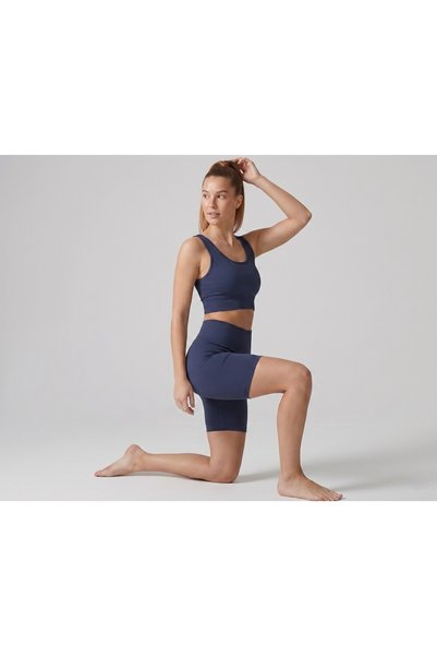 RAVELLES Premium 3-Piece Combination: Recovery Ribbed Leggings, Crop Top, and Shorts Leggings Set