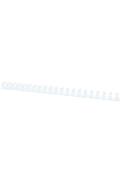 OFFICE products Plastové kroužky 19 mm, max. 175 listů, 100 ks/balení - bílé