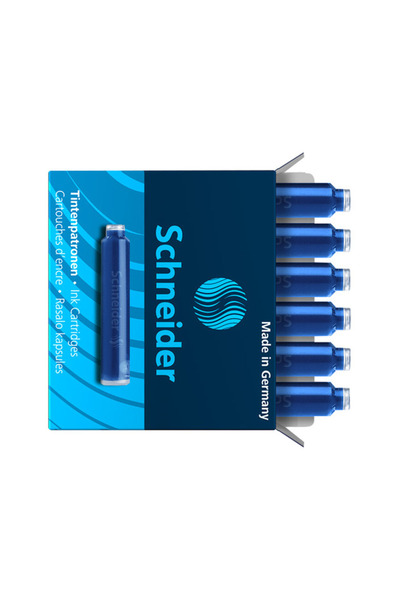 Generic Brand Patroane SCHNEIDER, 6buc/set - cerneala albastru royal