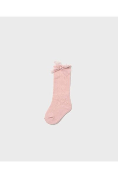 MAYORAL Baby Girl Knee-Length Socks with Ribbon Detail 6 Months - 4 Years Pink