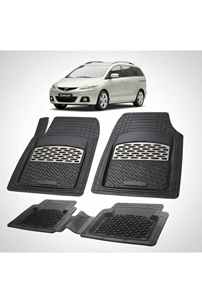 TEAMCAR Mazda 5 CR Facelift Compatible Floor Mats 2008-2010 | Silver Edition ...