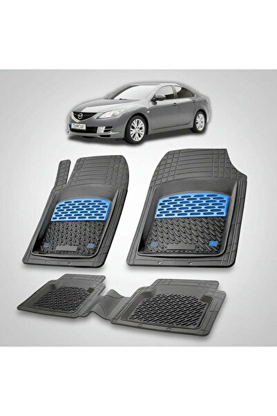 TEAMCAR Πατάκια δαπέδου για Mazda 6 GH Sedan 2008-2010 |   Μπλε Έκδοση – Ομαδ...