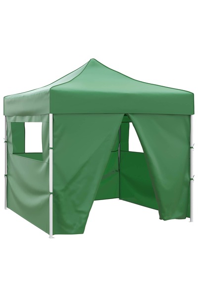 vidaxl Cort pentru Petreceri Verde 291 x 291 x 315 cm Material Oxford