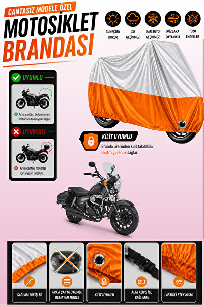 Cemku Twin Top Gray - Bottom Orange Kuba Superlight 125 Compatible Engine Cov...