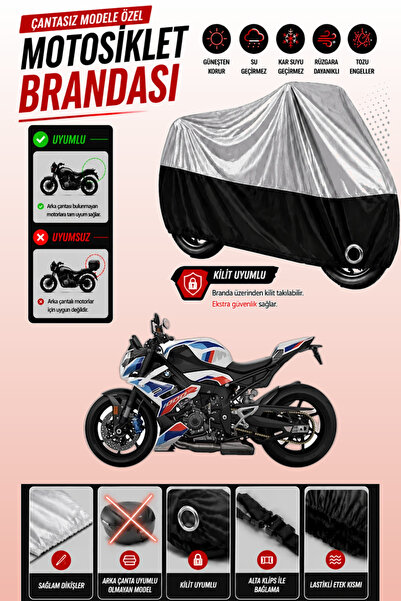 Cemku Twin غطاء محرك متوافق مع سيارة BMW M 1000 RR باللون الرمادي من الأعلى و...