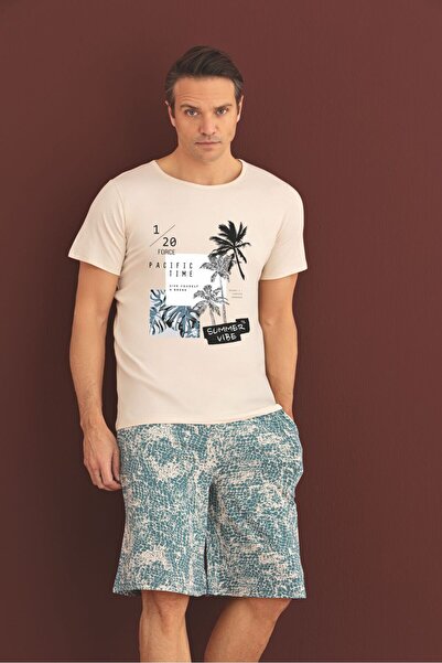 SEAMLIFE HOMEWEAR %100 Koton Pijama Takımı Şort