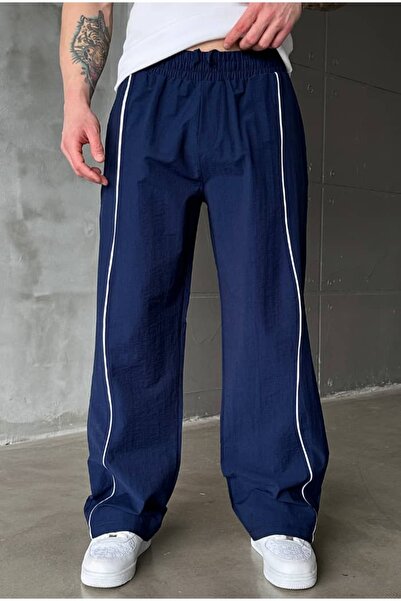 cezstudio Çizgili Premium Baggy Paraşüt Eşofman