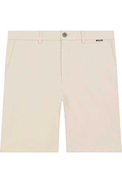 Calvin Klein MODERN TWILL REG. ST, PE0 Krem Erkek Şort