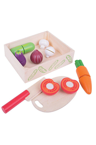 BIGJIGS Toys Sliced vegetable set