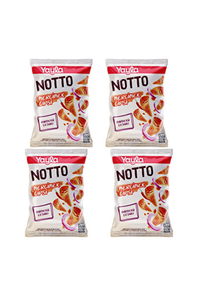 Yayla Notto Barbekü Çeşnili Mercimek Cipsi 55 g x4