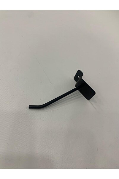 özlüce raf Kanallı pano kancası askı çubuğu 10cm siyah 10 adet
