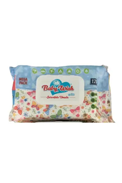 BABY WISH Șervețele umede pentru bebeluși, 120 bucăți