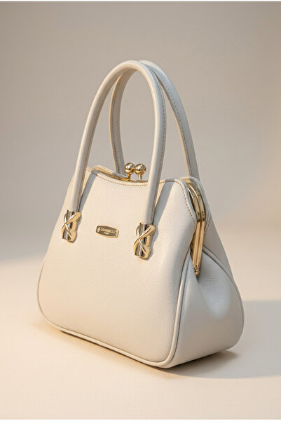 LYRA Bags & Accessories Lyra Women's Hand and Shoulder Bag White Multi-Compar...