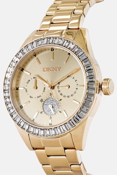 Dkny ساعة نسائية DK1L027M0045 من الفولاذ المقاوم للصدأ، 40 ملم، ذهبي