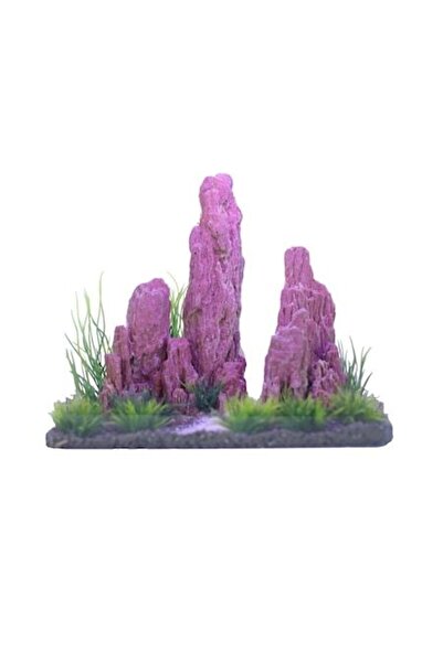 HAPPET Decor acvariu, Piatră violetă, 17.5x7x17CM