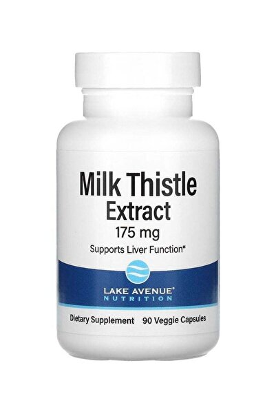 Lake Avenue Nutrition مستخلص شوك الحليب 175 ملغ 90 كبسولة نباتية