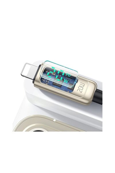 Mcdodo Cablu Type-C la Lightning Digital Pro 20W, 1.2m, Argintiu