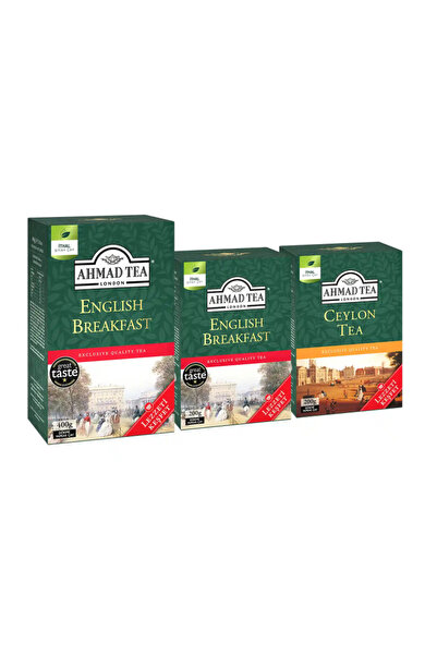 Ahmad Tea Avantaj Paketi 3’lü Dökme Çay (400 gr + 200 gr English Breakfast & ...