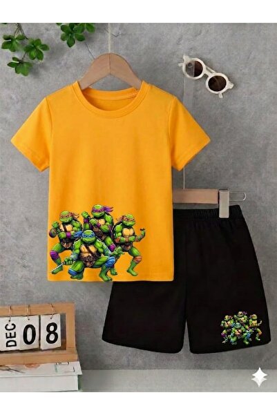 Nice Clothes Tricou și pantaloni scurți de vară pentru copii, unisex (imprime...