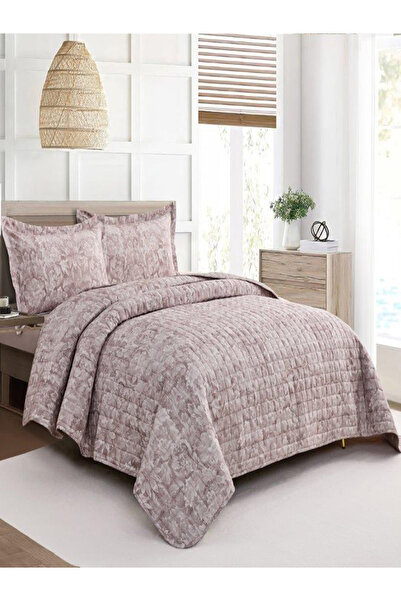 Valentini 4-Piece Microfiber Printed Bedspread Queen Set
