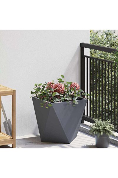 vidaxl Jardiniera Antracit 40 x 40 x 40 cm Otel