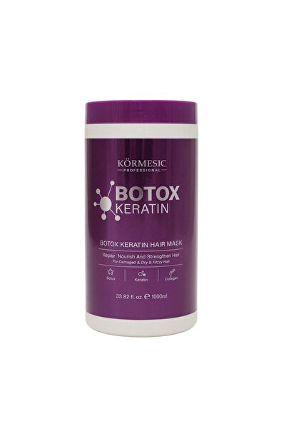 Kormesic KÖRMESIC PROFESSIONAL Mască de Păr Botox Keratin 1000 ml – Reparare ...