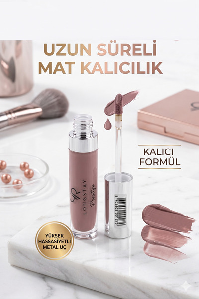 Golden Rose Longstay Prestige Likit Mat Ruj - 43 Numara - 12 Saate Kadar Kalı...