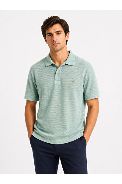 Caprisel Polo Collar Arjurlu Men's T-Shirt