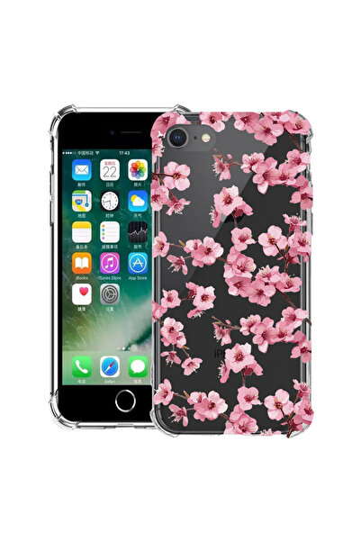 bestcase Противоударен калъф за Apple iPhone SE 3 / SE 2 / 8 / 7, Флорален - ...