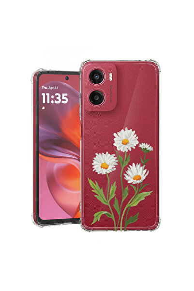 bestcase Husă Antișoc pentru Motorola Moto G06, Floral - Margarete Presate, 2...