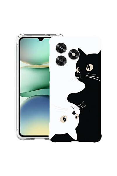 bestcase Husă Antișoc pentru Honor X5c Plus / X5c, Pisici Alb-Negru, 3119625 ...
