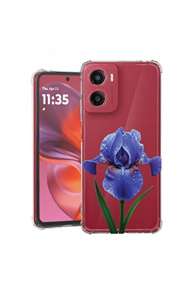 bestcase Husă Antișoc pentru Motorola Moto G05 / E15, Floral - Iris, 1926357 ...
