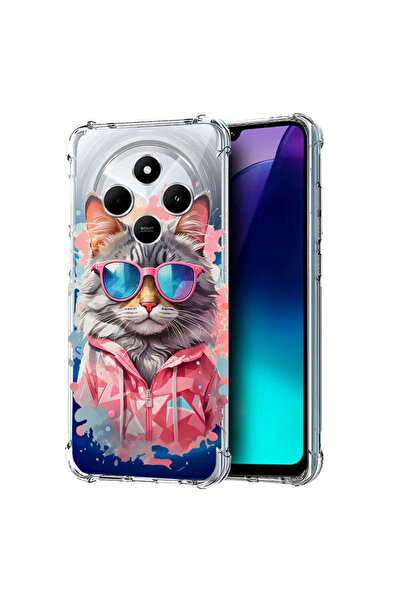 bestcase Αντικραδασμική Θήκη για Xiaomi Redmi 14C / Redmi A4 / Poco C75, Γάτα...