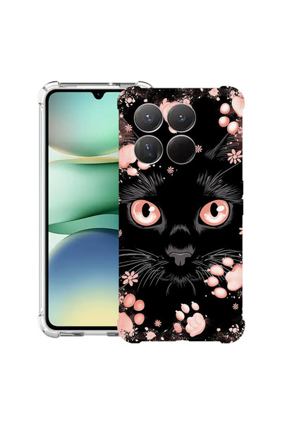 bestcase Husă Antișoc pentru Xiaomi 15T Pro, Pisică Neagră, 2100001 AS 2015