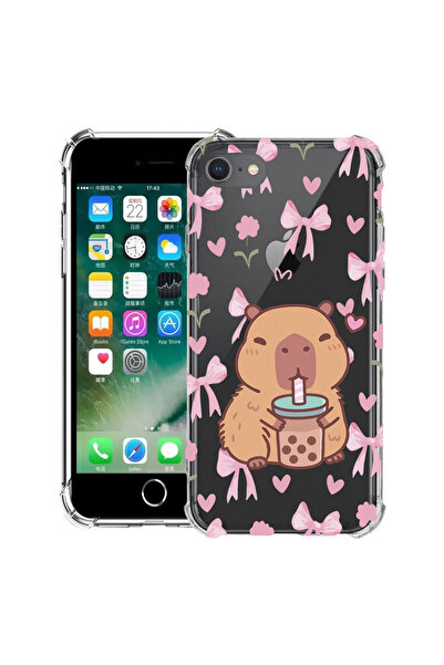 bestcase Husă Antișoc pentru Apple iPhone SE 3 / SE 2 / 8 / 7, cu desen anima...