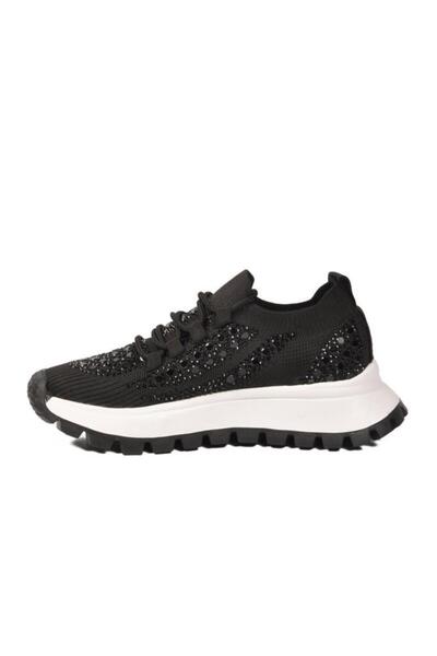 PUNTO 451161 Pantofi casual de damă, cu plasă, ușori, brodați cu pietre