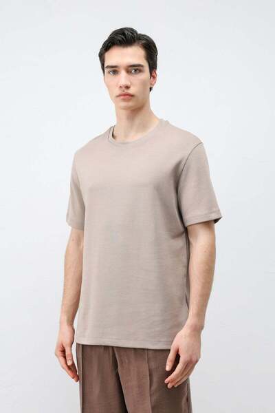 Antioch Ανδρικό T-Shirt Βασικό Κανονικής Εφαρμογής Vizon