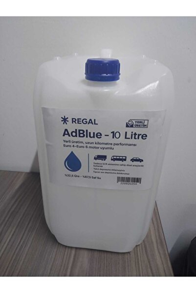 ADBLUE Yerli Üretim 10 LT – Euro 4,5,6 Dizel Araç Uyumlu