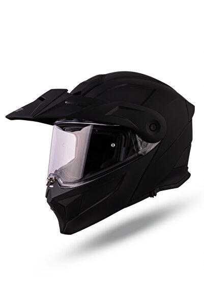 Origine Adventure Mat Siyah Çene Açılır Cross Kask
