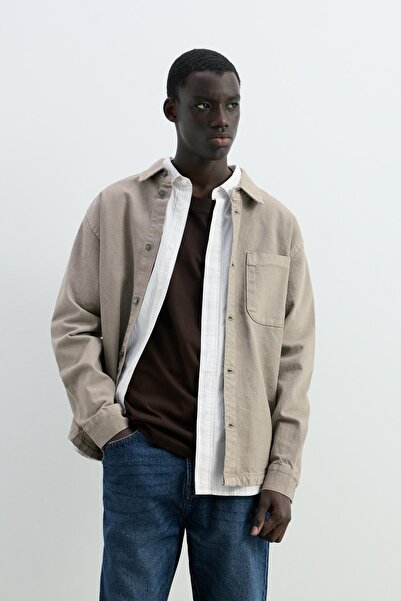 LEFTIES Denim cepli ince ceket